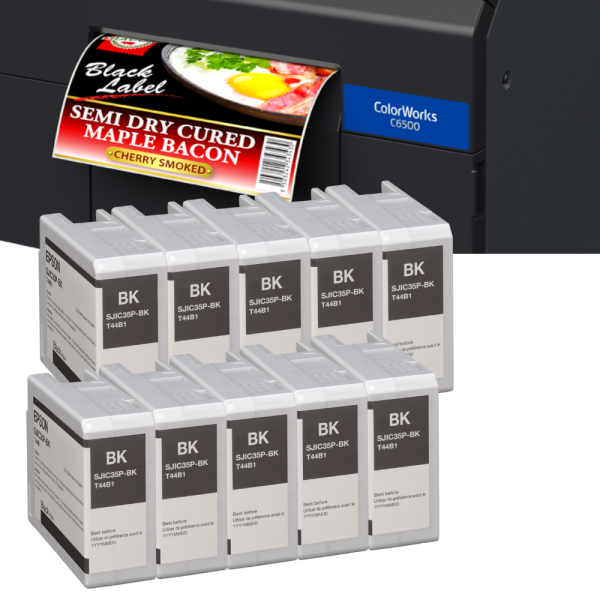 Tintenkartuschen Set C6000_C6500 Schwarz mit Drucker